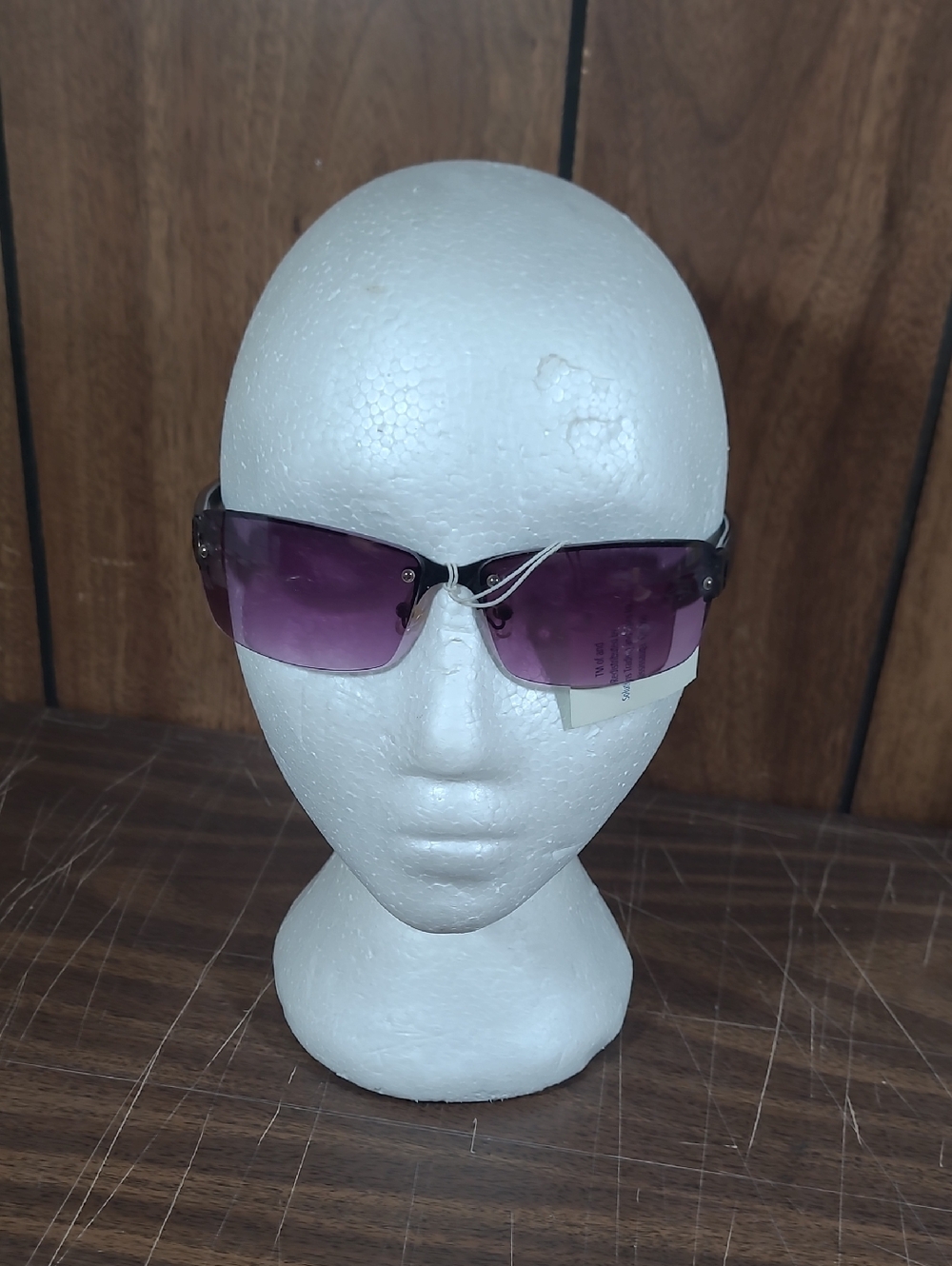 Women's Purple Gradient Rimless Sunglasses #15